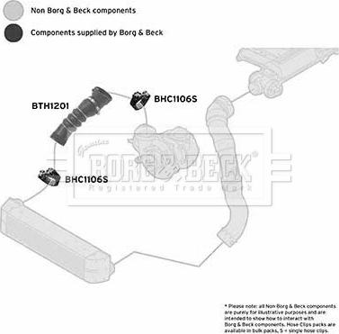 Borg & Beck BTH1201 - Трубка нагнітається повітря avtolavka.club