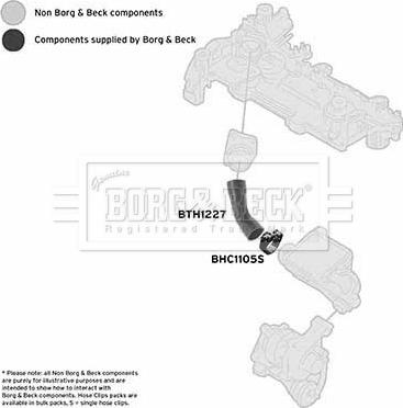 Borg & Beck BTH1227 - Трубка нагнітається повітря avtolavka.club