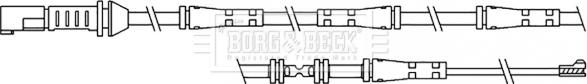 Borg & Beck BWL3150 - Сигналізатор, знос гальмівних колодок avtolavka.club
