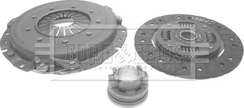 Borg & Beck HK6345 - Комплект зчеплення avtolavka.club
