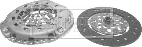 Borg & Beck HK2412 - Комплект зчеплення avtolavka.club