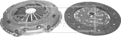Borg & Beck HK2002 - Комплект зчеплення avtolavka.club