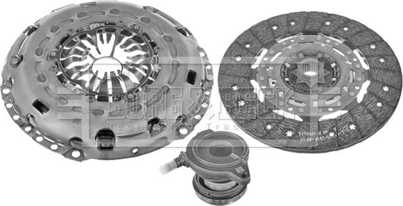 Borg & Beck HKT1288 - Комплект зчеплення avtolavka.club