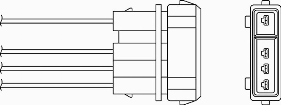 BorgWarner (BERU) 0 824 010 045 - Лямбда-зонд, датчик кисню avtolavka.club