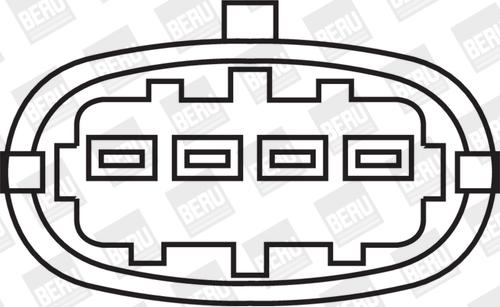 BorgWarner (BERU) ZS304 - Котушка запалювання avtolavka.club