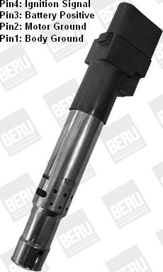 BorgWarner (BERU) ZSE044 - Котушка запалювання avtolavka.club