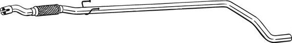 Bosal 950-043 - Труба вихлопного газу avtolavka.club