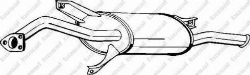 Bosal 177-685 - Глушник вихлопних газів кінцевий avtolavka.club