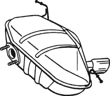 Bosal 247-413 - Глушник вихлопних газів кінцевий avtolavka.club