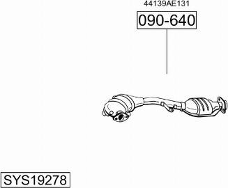 Bosal SYS19278 - Система випуску ОГ avtolavka.club