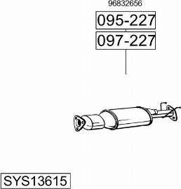 Bosal SYS13615 - Система випуску ОГ avtolavka.club