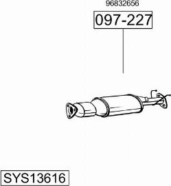 Bosal SYS13616 - Система випуску ОГ avtolavka.club