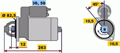 BOSCH 9 000 331 428 - Стартер avtolavka.club