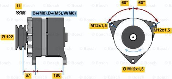 BOSCH 9 120 456 048 - Генератор avtolavka.club