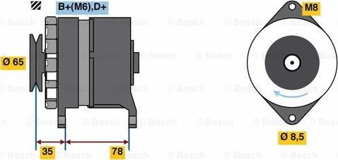 BOSCH 9 120 080 169 - Генератор avtolavka.club