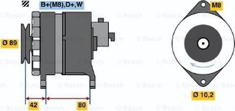 BOSCH 9 120 144 609 - Генератор avtolavka.club