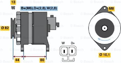 BOSCH 9 120 334 642 - Генератор avtolavka.club