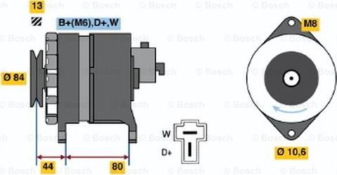 BOSCH 9 120 334 634 - Генератор avtolavka.club