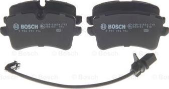 BOSCH 0 986 494 916 - Гальмівні колодки, дискові гальма avtolavka.club