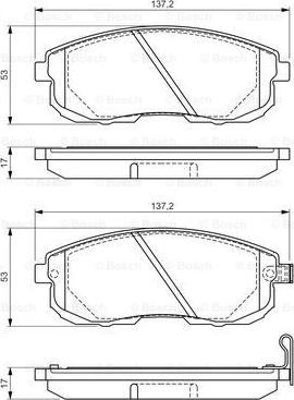 BOSCH 0 986 494 546 - Гальмівні колодки, дискові гальма avtolavka.club