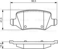 BOSCH 0 986 494 569 - Гальмівні колодки, дискові гальма avtolavka.club