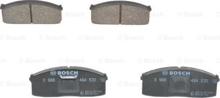 BOSCH 0 986 494 530 - Гальмівні колодки, дискові гальма avtolavka.club