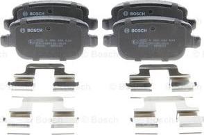 BOSCH 0 986 494 639 - Гальмівні колодки, дискові гальма avtolavka.club