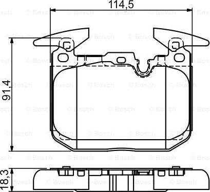 BOSCH 0 986 494 674 - Гальмівні колодки, дискові гальма avtolavka.club