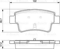 BOSCH 0 986 494 094 - Гальмівні колодки, дискові гальма avtolavka.club