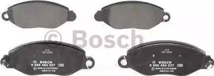 BOSCH 986424657 - Гальмівні колодки, дискові гальма avtolavka.club