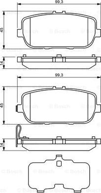 BOSCH 0 986 494 190 - Гальмівні колодки, дискові гальма avtolavka.club