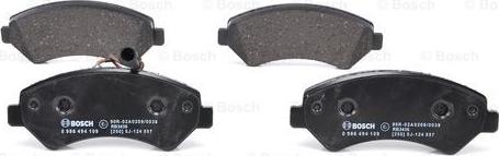 BOSCH 0 986 494 109 - Гальмівні колодки, дискові гальма avtolavka.club