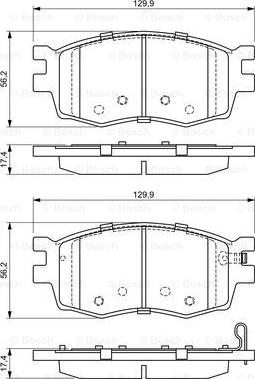 BOSCH 0 986 494 139 - Гальмівні колодки, дискові гальма avtolavka.club