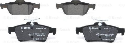 BOSCH 0 986 494 127 - Гальмівні колодки, дискові гальма avtolavka.club