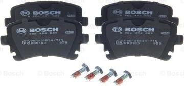 BOSCH 0 986 494 889 - Гальмівні колодки, дискові гальма avtolavka.club