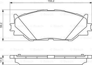 BOSCH 0 986 494 316 - Гальмівні колодки, дискові гальма avtolavka.club