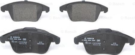 BOSCH 0 986 494 324 - Гальмівні колодки, дискові гальма avtolavka.club