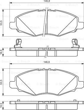 BOSCH 0 986 494 326 - Гальмівні колодки, дискові гальма avtolavka.club