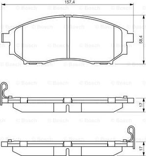 BOSCH 0 986 494 295 - Гальмівні колодки, дискові гальма avtolavka.club