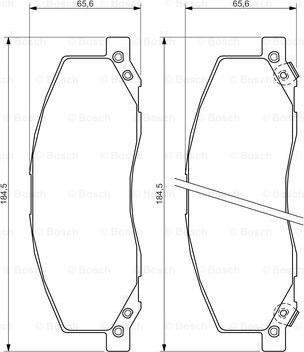 BOSCH 0 986 494 298 - Гальмівні колодки, дискові гальма avtolavka.club