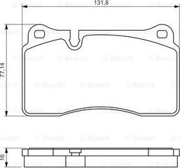 BOSCH 0 986 494 207 - Гальмівні колодки, дискові гальма avtolavka.club