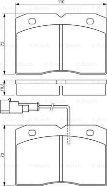 BOSCH 0 986 494 276 - Гальмівні колодки, дискові гальма avtolavka.club