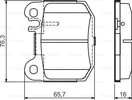 BOSCH 0986495440 - Гальмівні колодки, дискові гальма avtolavka.club