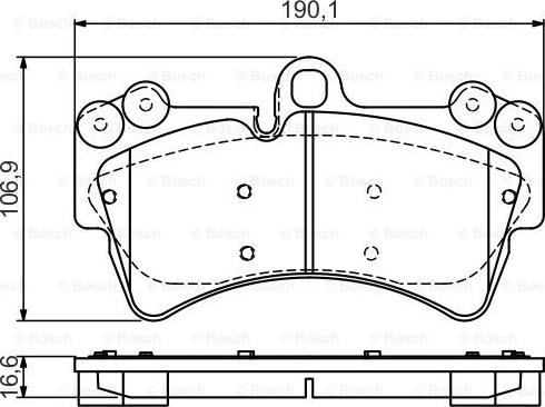 BOSCH 0986495435 - Гальмівні колодки, дискові гальма avtolavka.club