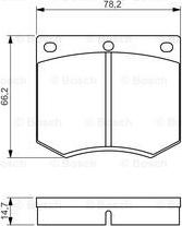 BOSCH 0 986 495 079 - Гальмівні колодки, дискові гальма avtolavka.club