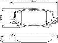 BOSCH 0 986 495 072 - Гальмівні колодки, дискові гальма avtolavka.club