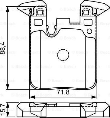 BOSCH 0 986 495 335 - Гальмівні колодки, дискові гальма avtolavka.club