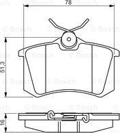 BOSCH 0 986 495 231 - Гальмівні колодки, дискові гальма avtolavka.club