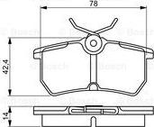 BOSCH 0 986 495 227 - Гальмівні колодки, дискові гальма avtolavka.club