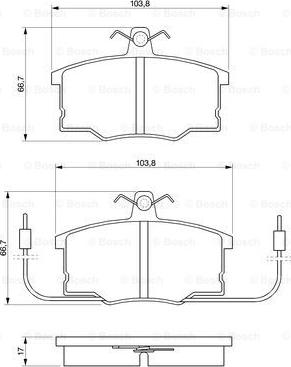 BOSCH 0 986 490 930 - Гальмівні колодки, дискові гальма avtolavka.club